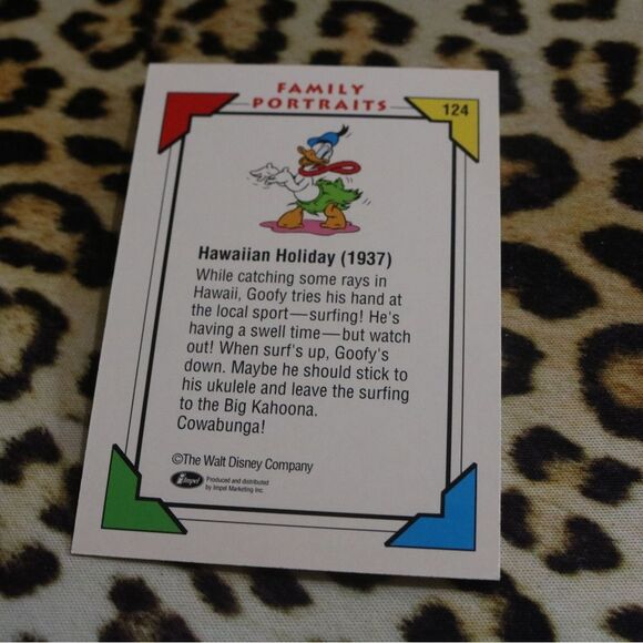 FP Hawaiian Holiday #124 Disney Card - Picture 2 of 2